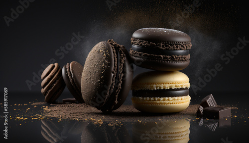 Irresistible macarons with heavenly taste photo
