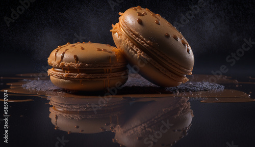 Irresistible macarons with perfect balance of flavors photo