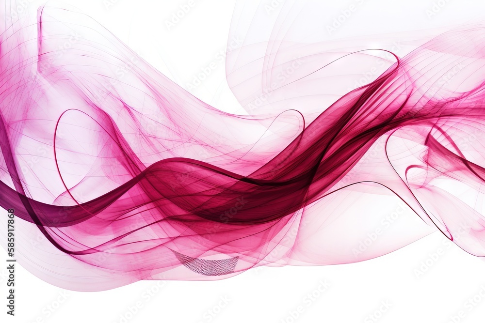 a pink and red smoke swirls in the air on a white background with space for text or image to be used as a background. generative ai a pink and red smoke swirls in the air on a white background with space for text or image to be used as a background. generative ai