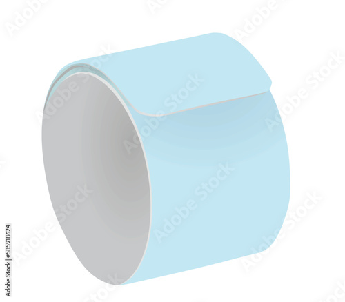 Blue  reflective handband. vector illustration