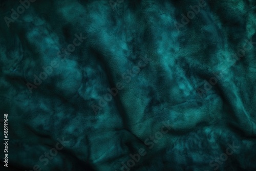  a green and black background with a very large amount of fur on it's surface and a small amount of fur on top of it.  generative ai