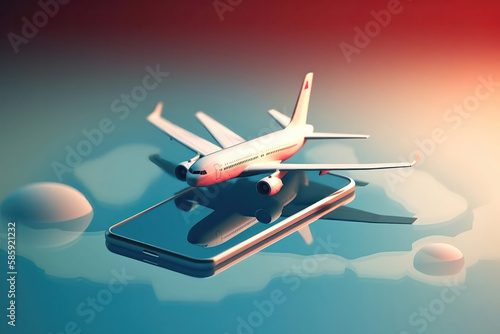 Mobile Magic: A Plane Takes Off from a Phone. Generative Ai