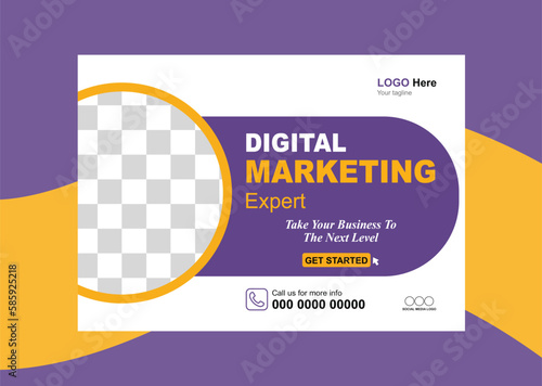 corporate business marketing flyer template