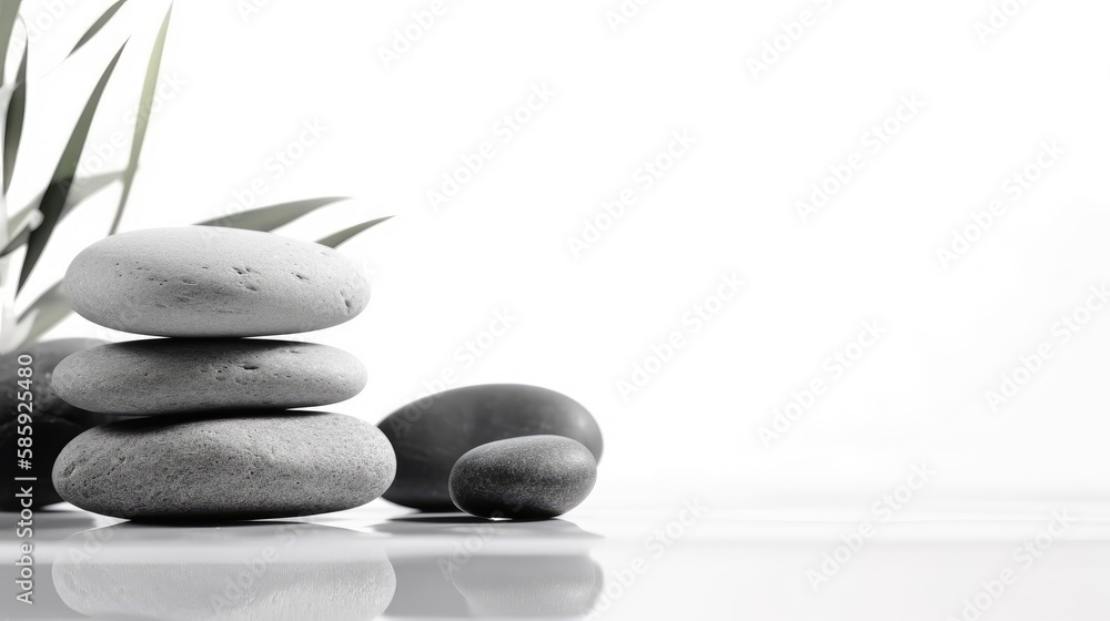 Obraz premium Beauty treatment items for spa procedures background. Generative AI