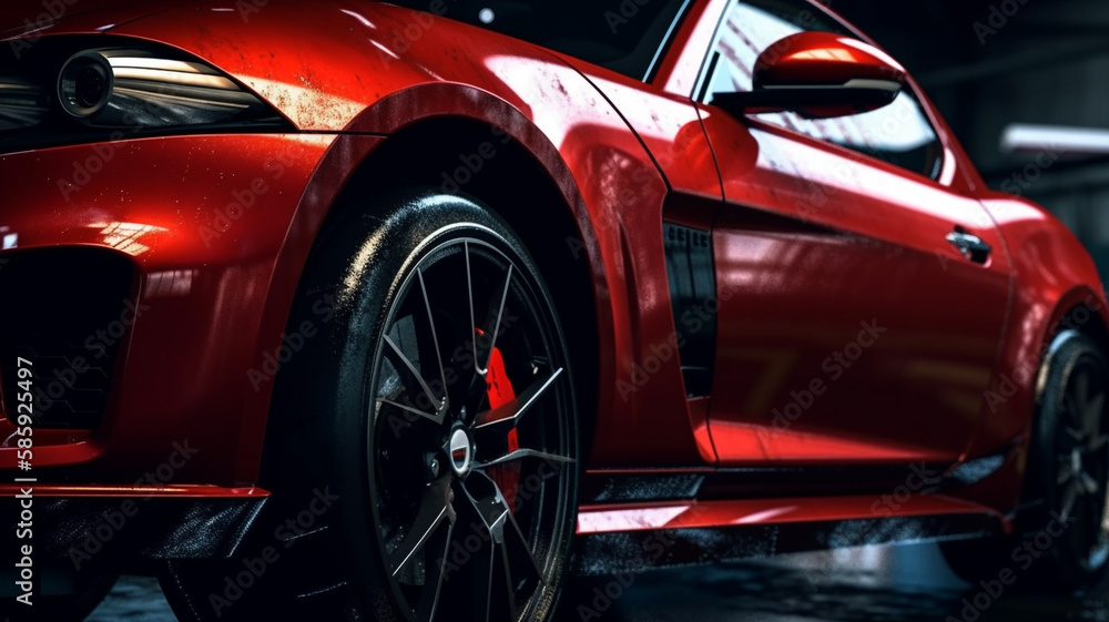 sport car wallpaper Ai Generative