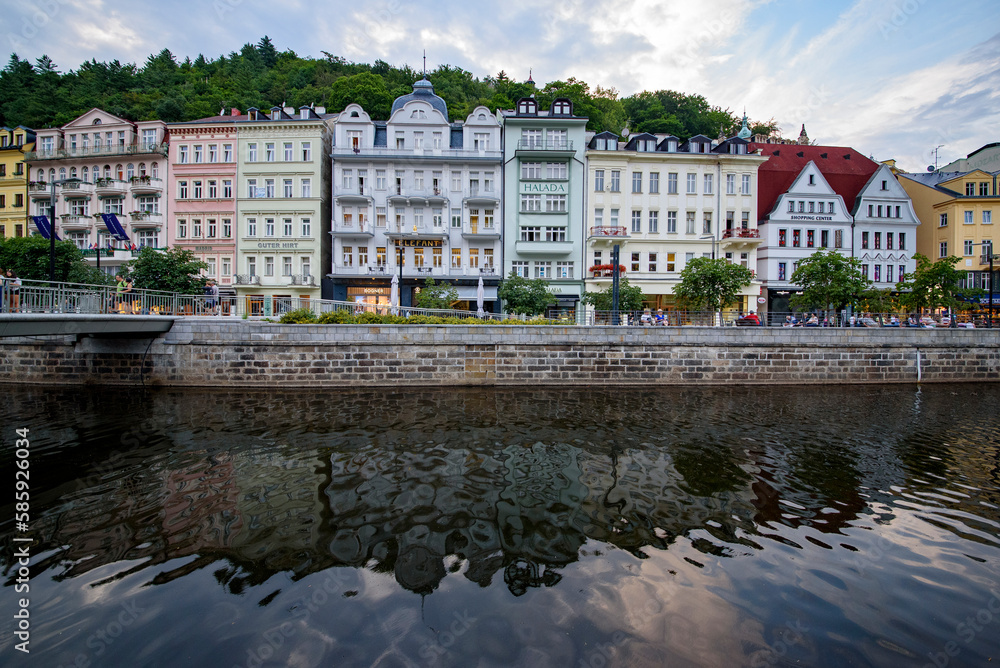 Fototapeta premium Karlovy Vary, Czech Republic, August 2015