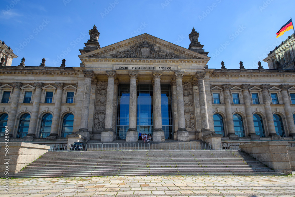 Reichstag building, seat of the German Parliament