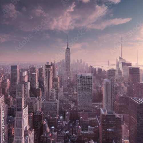 nyc skyline - 1 © Allie