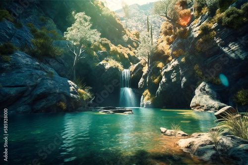 A secluded waterfall hike with a refreshing swim at the end