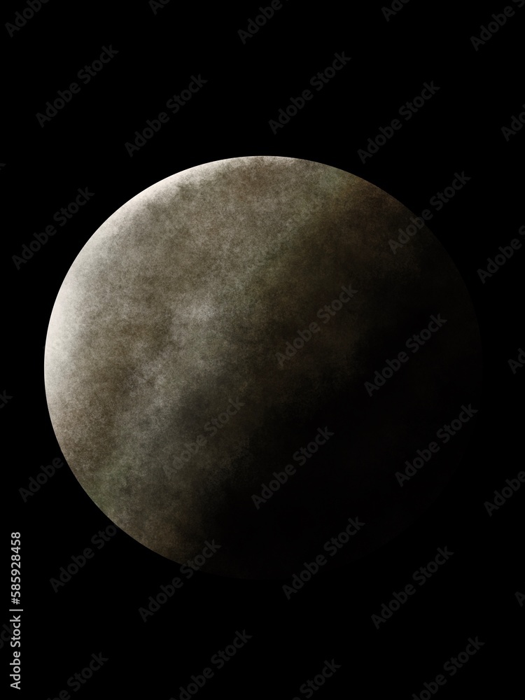 Planet in the space Planet in the space
