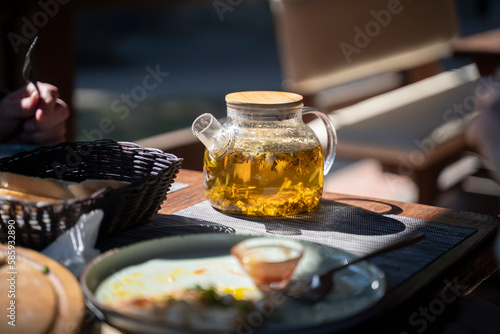 Aromatic tea from natural herbs