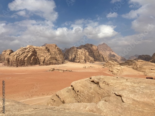 Landschaft im Wadi Rum (Jordanien)
