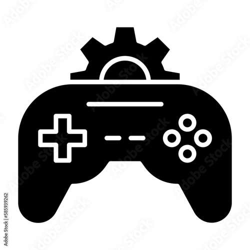 Game Development Glyph Icon