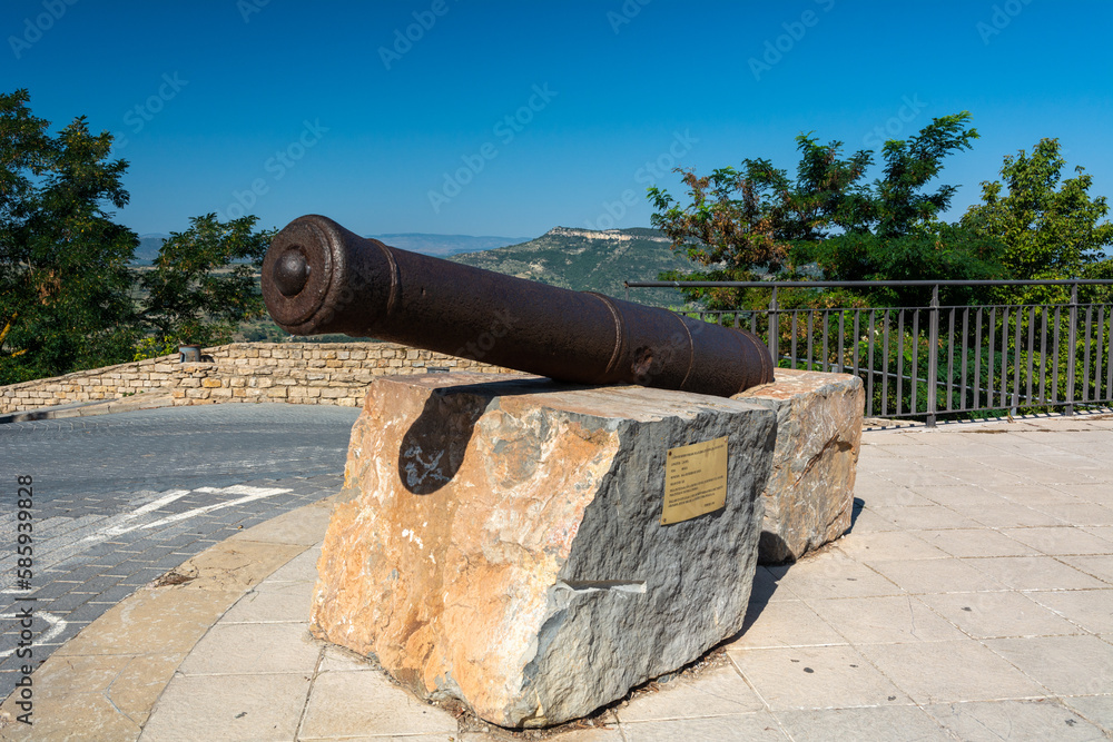 The cannons of Morella in Spain