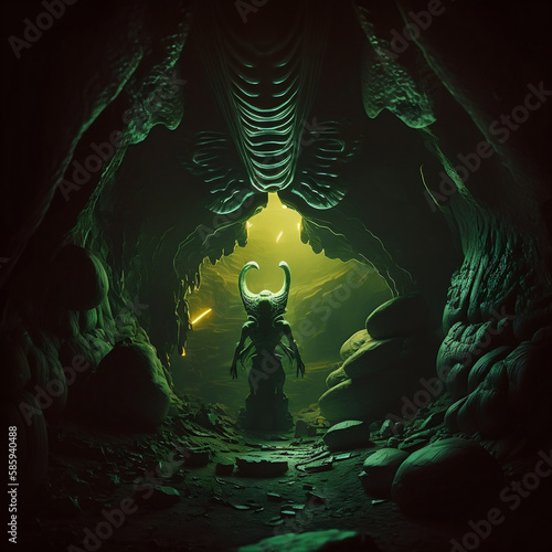 Alien cave