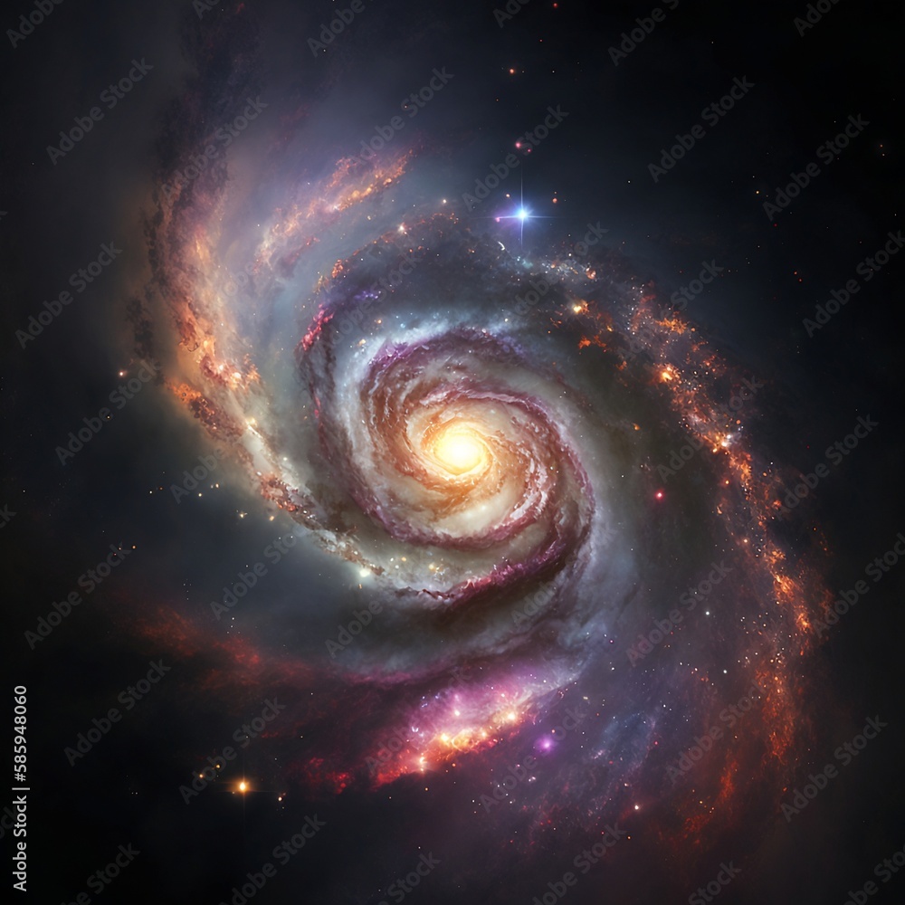 Obraz premium spiral galaxy in space
