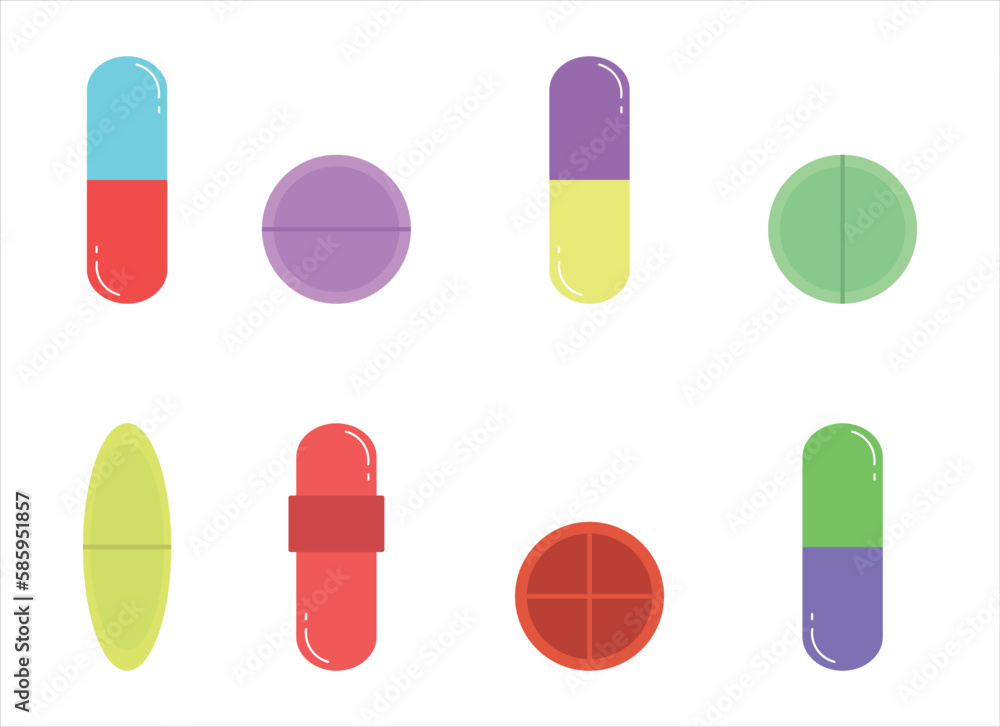 pill vector design illustration isolated on white background pill vector design illustration isolated on white background