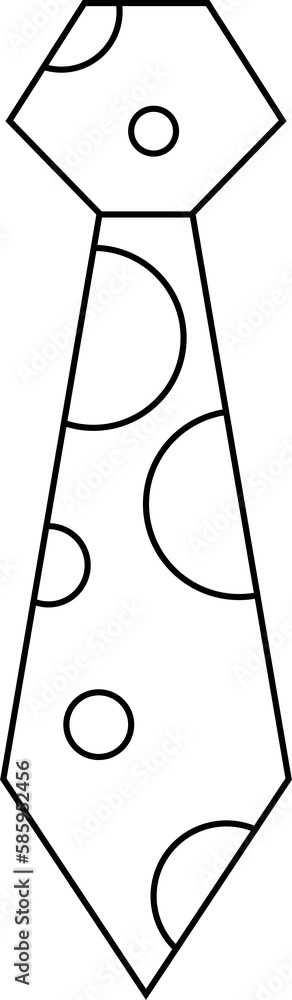 tie design illustration isolated on transparent background tie design illustration isolated on transparent background
