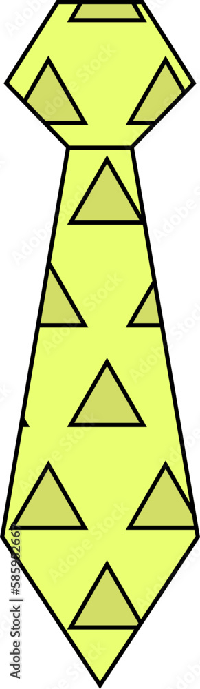tie design illustration isolated on transparent background tie design illustration isolated on transparent background