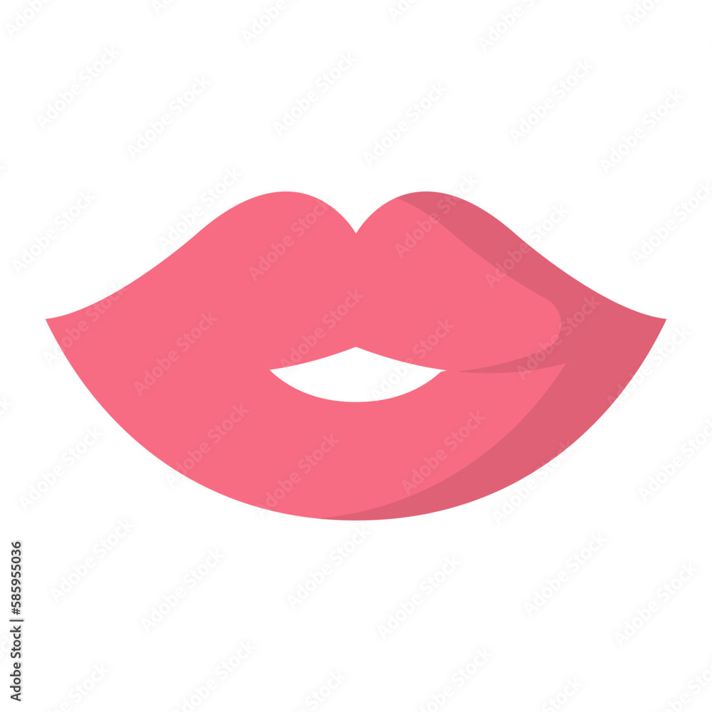 Lips Flat Icon Lips Flat Icon
