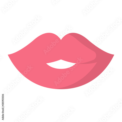 Lips Flat Icon