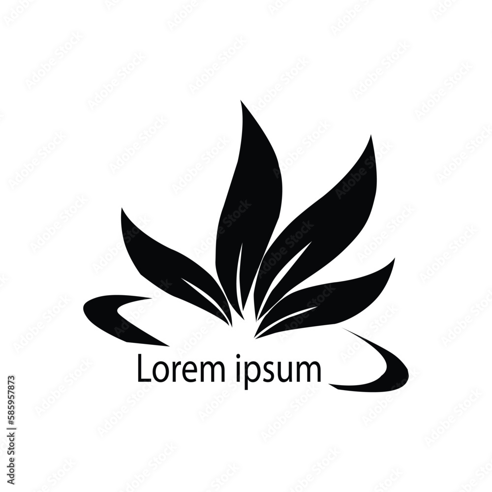 vector purple saffron flower logo vector purple saffron flower logo