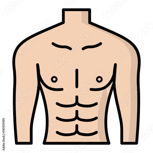 Body Line Color Icon
