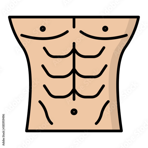 Sixpack Line Color Icon