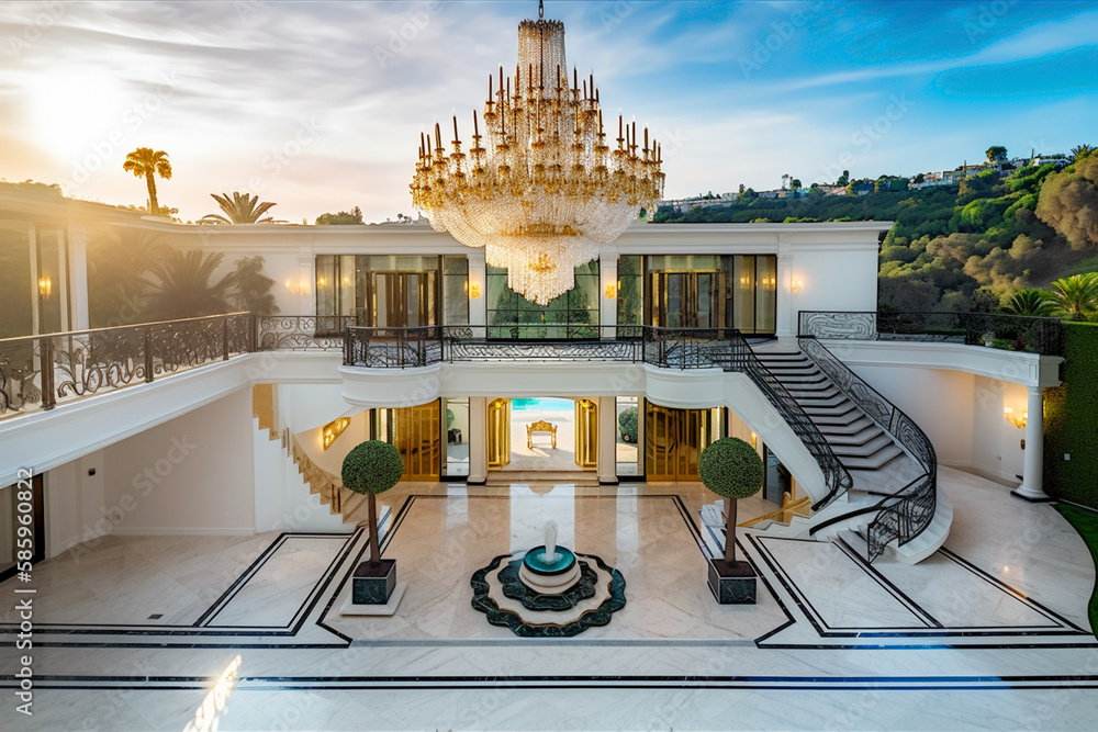 Villa in Beverly Hills, California. Holiday in Los Angeles. Luxyry