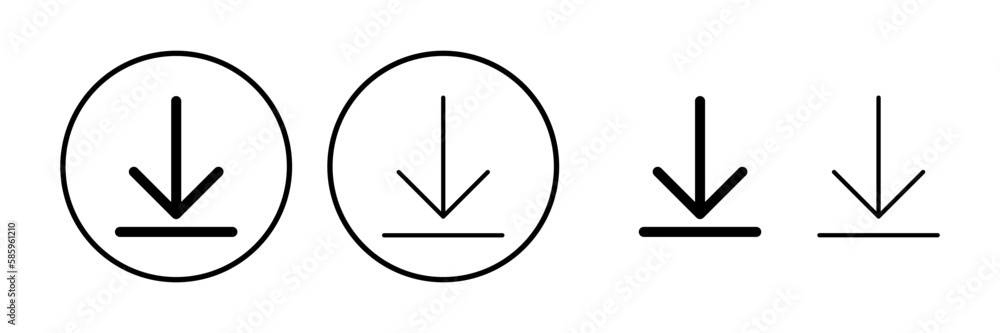 Download icon vector. Downloading vector icon Download icon vector. Downloading vector icon