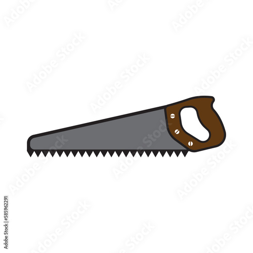 Saw icon logo,illustration template design