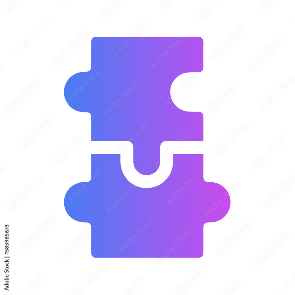 Vector Icon Puzzle Filled with Gradient Style. Pixel Perfect and Editable. Vector Icon Puzzle Filled with Gradient Style. Pixel Perfect and Editable.
