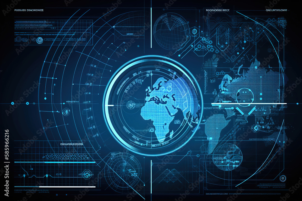 abstract technology background. Generative Ai abstract technology background. Generative Ai