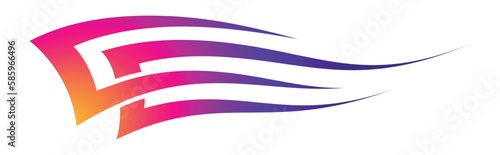 Tribal tattoo vector art image illustration. Racing car body side sticker side decal for car, auto, truck, boat, suv and motorcycle.