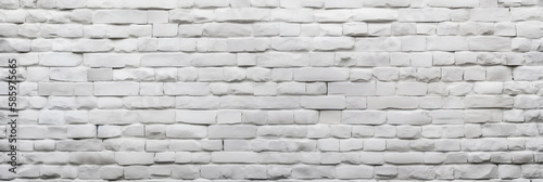 White brick wall texture background for stone tile block painted in grey light color wallpaper modern interior and exterior and backdrop design