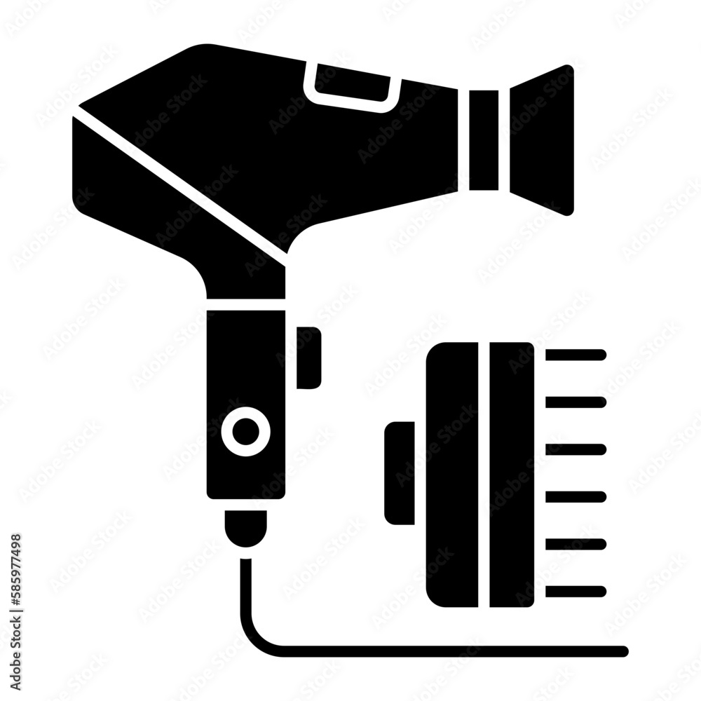 Obraz premium hair dryer icon