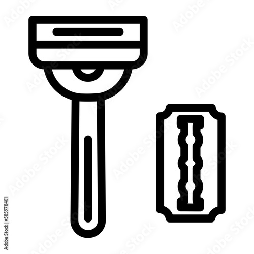 shaving razor icon