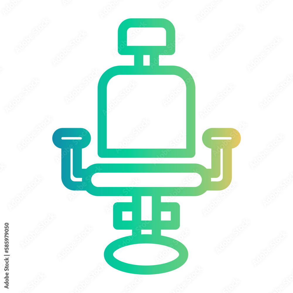 barber armchair icon barber armchair icon