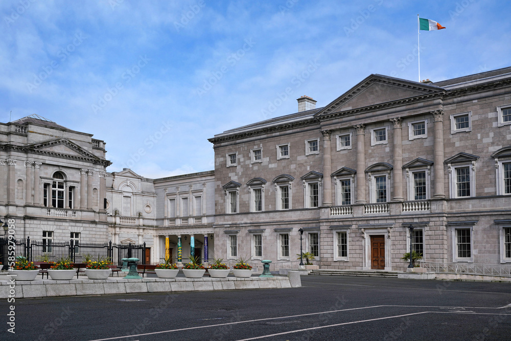 Leinster House, the building used for the Parliament of Ireland