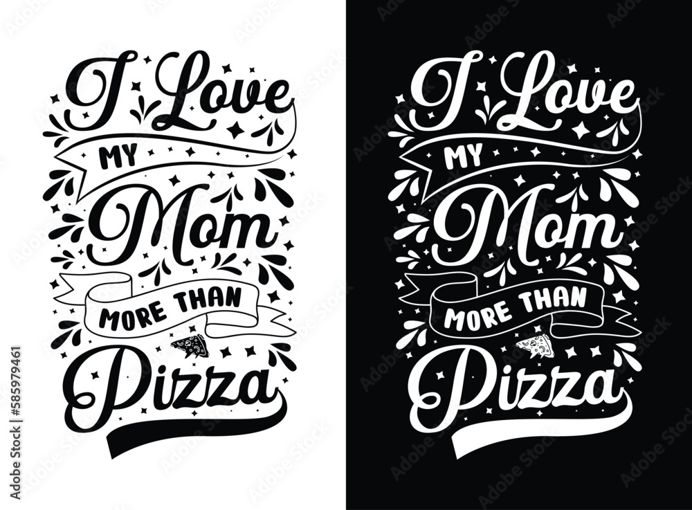 Fototapeta premium Mom t shirt vector, Mother tshirts vector Graphic, mothers day love mom t shirt design best selling funy tshirt design typography creative custom, Happy mothers day