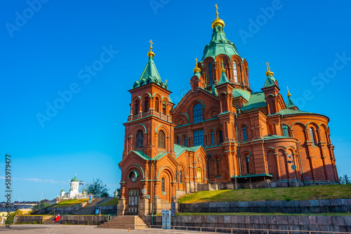 Uspenski Cathedral in Helsinki, Finland