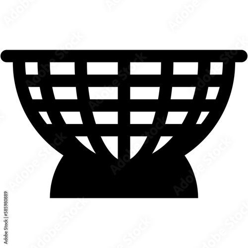 Kitchen Colander Glyph Icon
