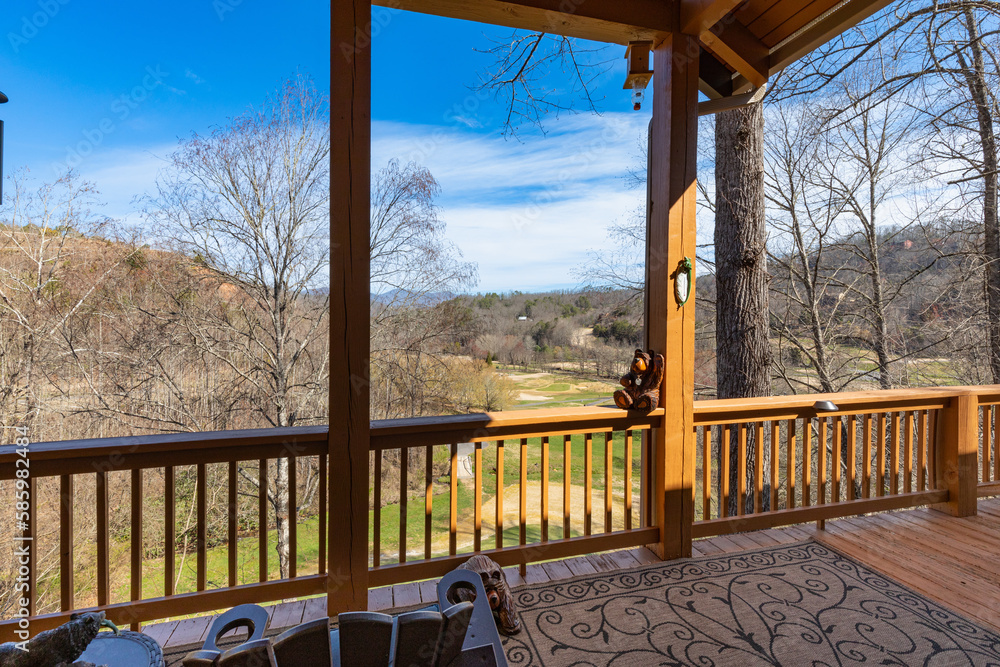 Fototapeta premium deck with a view