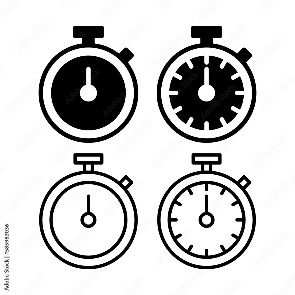 stopwatch icon vector illustration. Timer sign and symbol. Countdown icon. Period of time stopwatch icon vector illustration. Timer sign and symbol. Countdown icon. Period of time