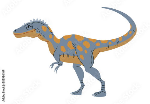 Carnotaurus theropod spotted dinosaur animal © Buch&Bee