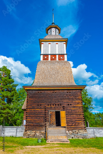 The Old Church of Petäjävesi in Finland. photo