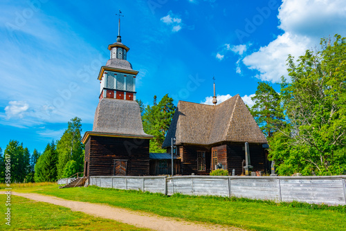 The Old Church of Petäjävesi in Finland. photo