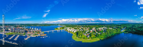 Fényképezés Panorama view of Jyväskylä, Finland