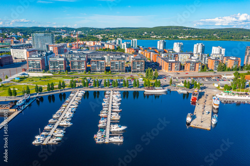 Panorama view of Jyväskylä, Finland photo