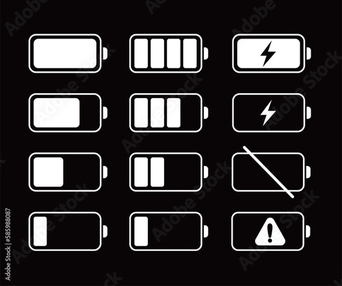 バッテリー残量表示マーク　セット
